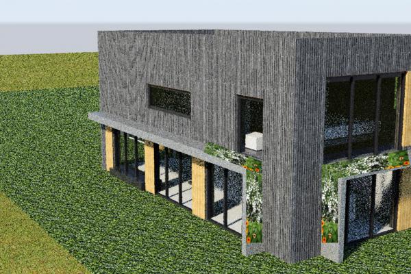 Start bouw woning familie Hak-Gielbert in de Tuinen van Zandweerd Deventer